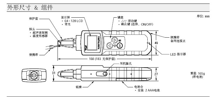 PT1外形尺寸&组件